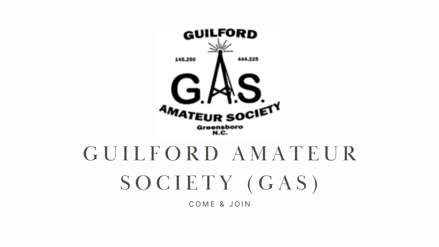 Guilford Amateur Society (GAS)