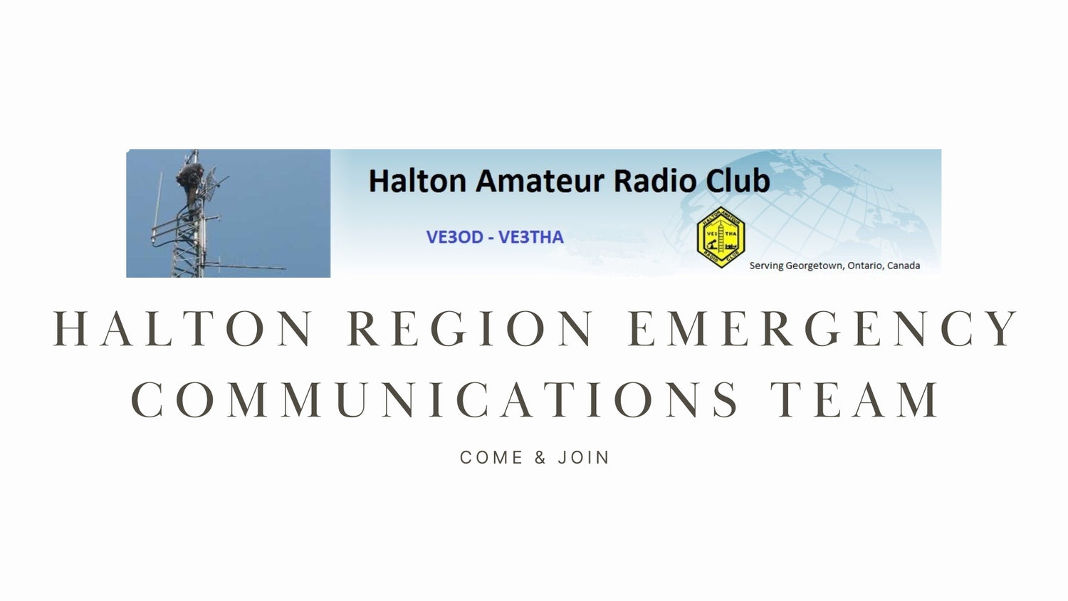 Dive into the World of Ham Radio with Halton Region Emergency Communications Team (HRECT)!