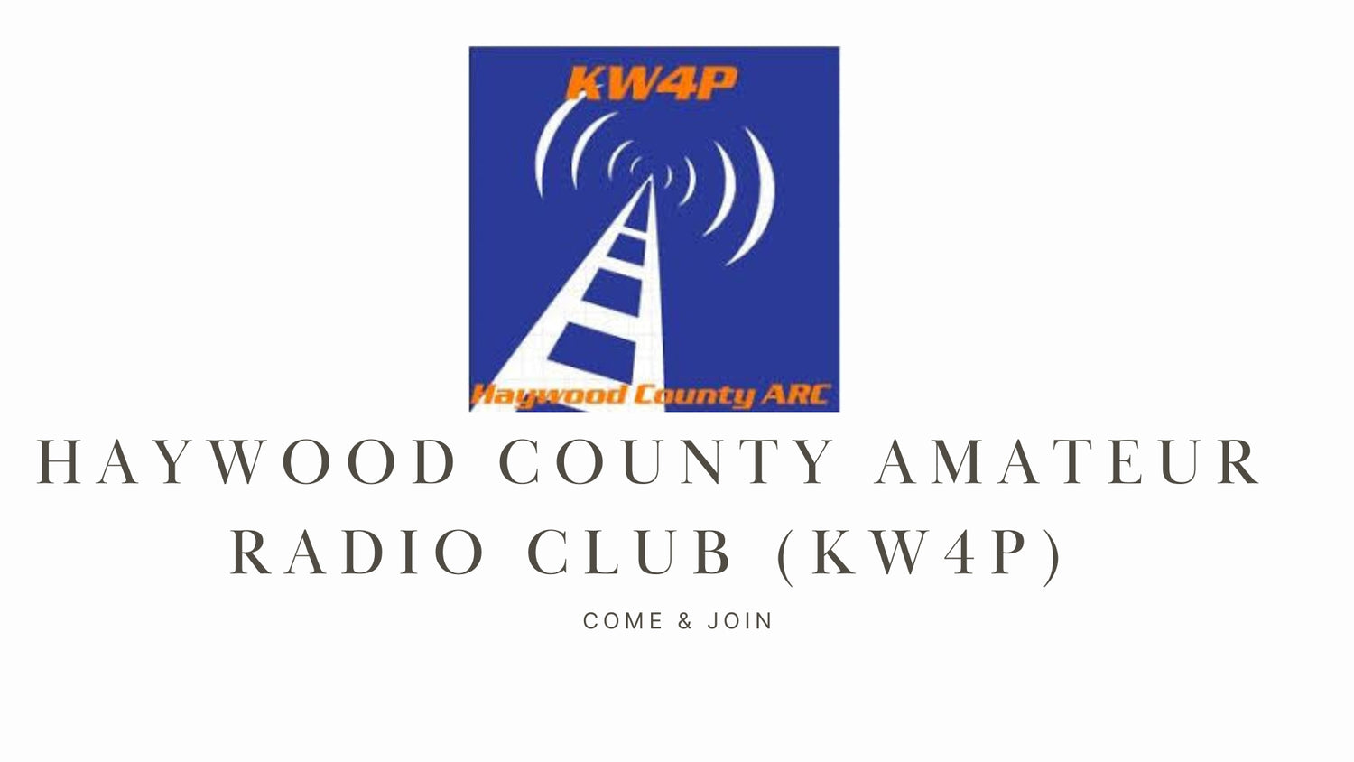 Haywood County Amateur Radio Club (KW4P)