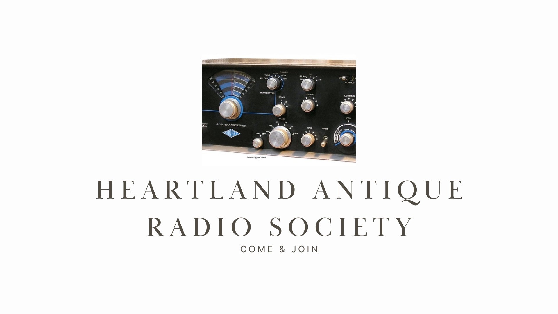 Heartland Antique Radio Society (W2CB): Unique Club for Antique Radio Enthusiasts in South & Central Florida