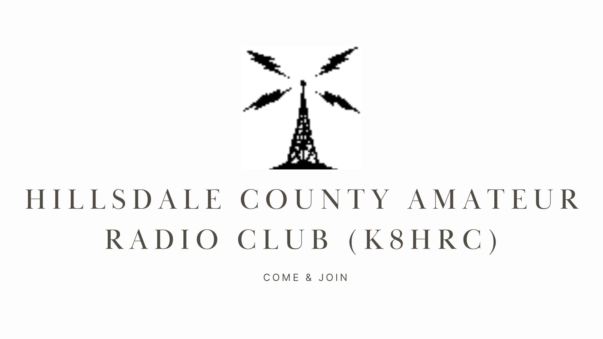 Stay Connected and Serve Your Community with the Hillsdale County Amateur Radio Club (K8HRC)!