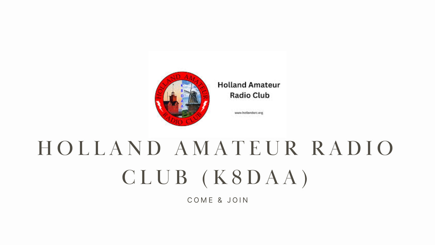 Explore the World of Ham Radio with the Holland Amateur Radio Club (K8DAA)!