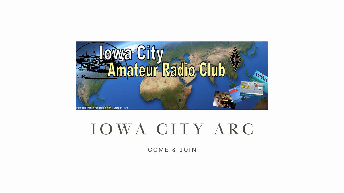 Iowa City ARC (W0JV): A Long-Established Club in Eastern Iowa (Needs I