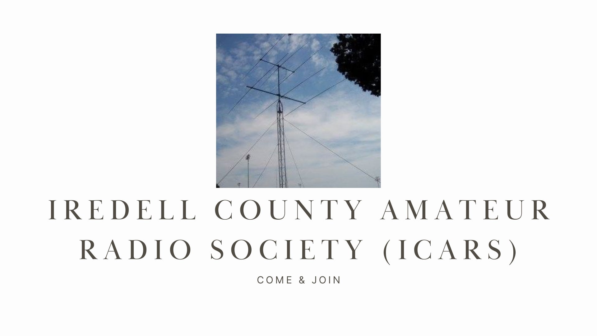 Iredell County Amateur Radio Society (ICARS)