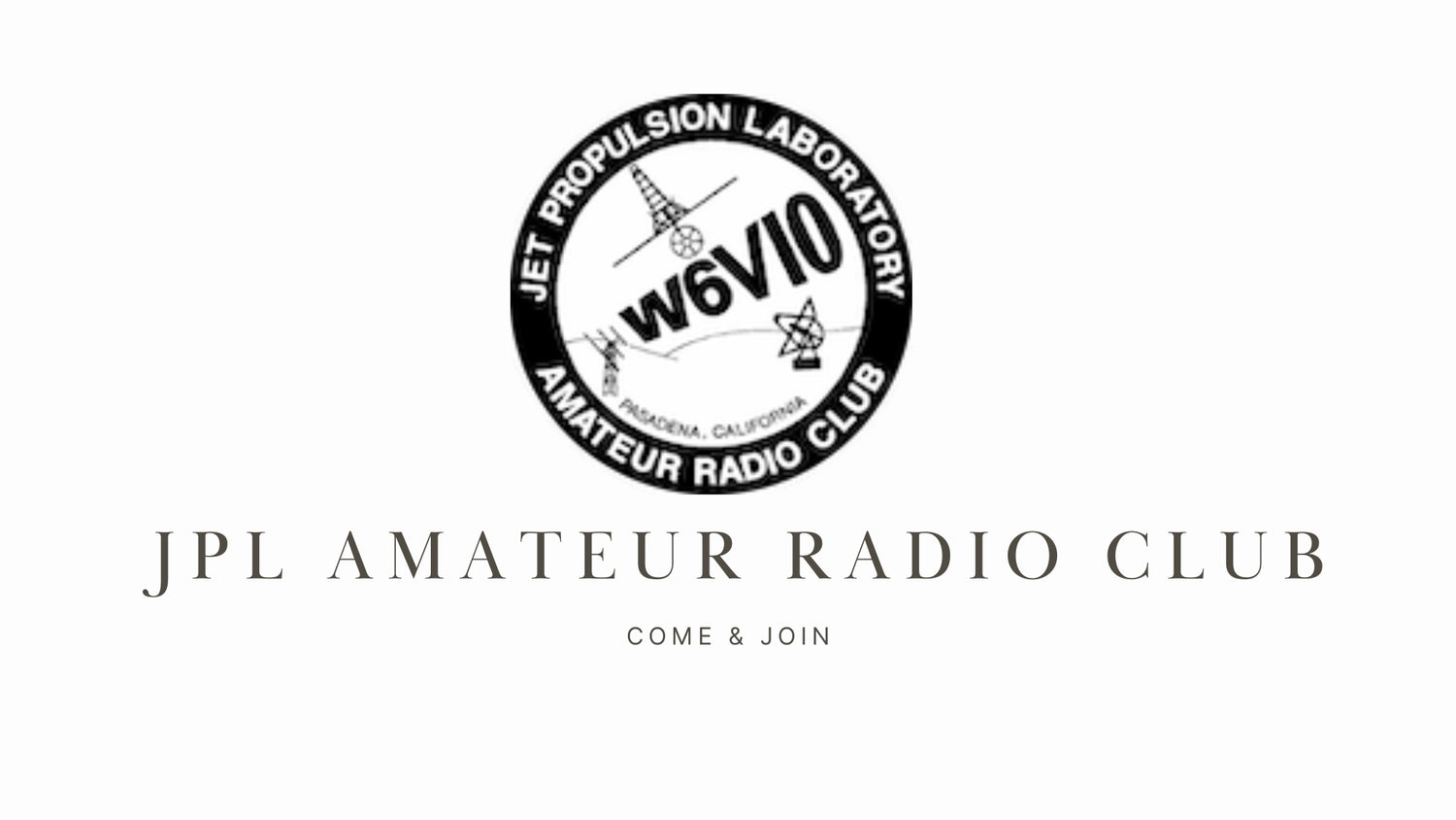 JPL Amateur Radio Club: Connecting the Jet Propulsion Laboratory Community