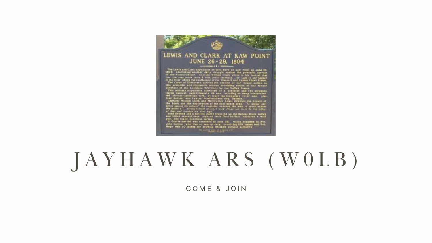 Discover the World of Ham Radio with Jayhawk ARS (W0LB)!