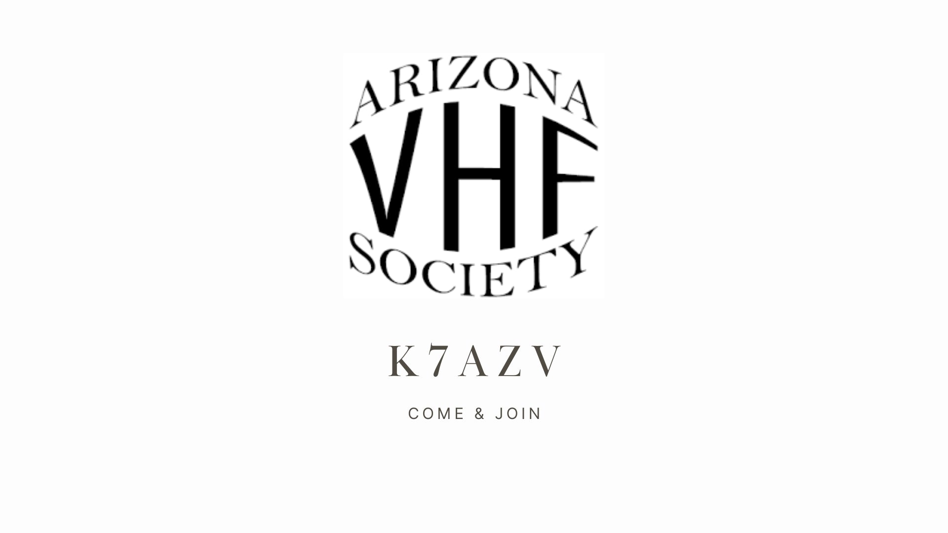 Arizona VHF Society: Advancing VHF/UHF Communication in Arizona