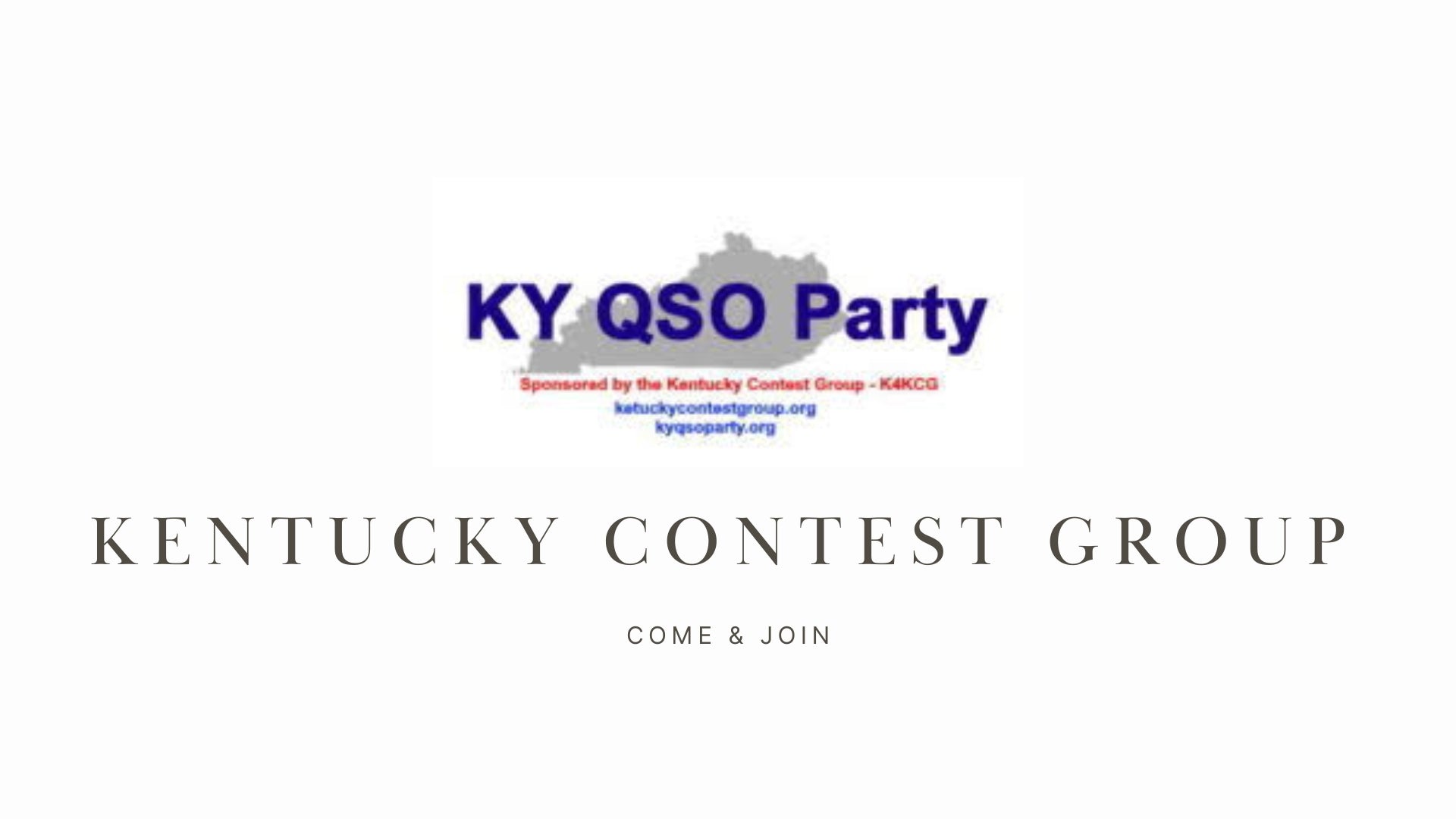 Hone Your Skills and Compete with the Kentucky Contest Group (K4KCG)!