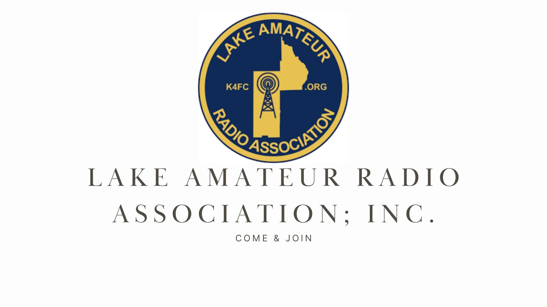 LAKE AMATEUR RADIO ASSOCIATION; INC. (K4FC): Well-Equipped Club in Leesburg with Strong Public Service Focus