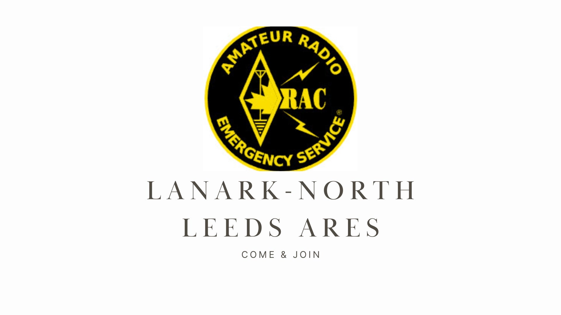 Be Prepared and Connected with Lanark-North Leeds ARES (LNARES)!