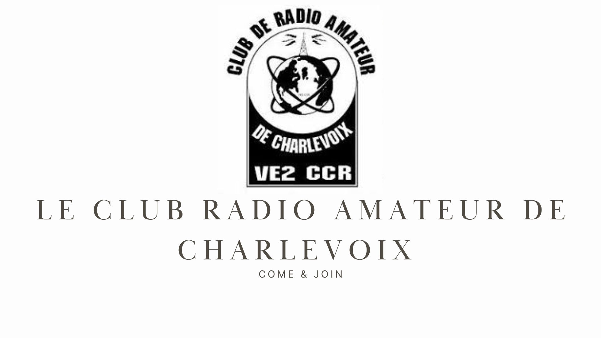 Découvrez le Club Radio Amateur de Charlevoix et explorez les ondes de la région