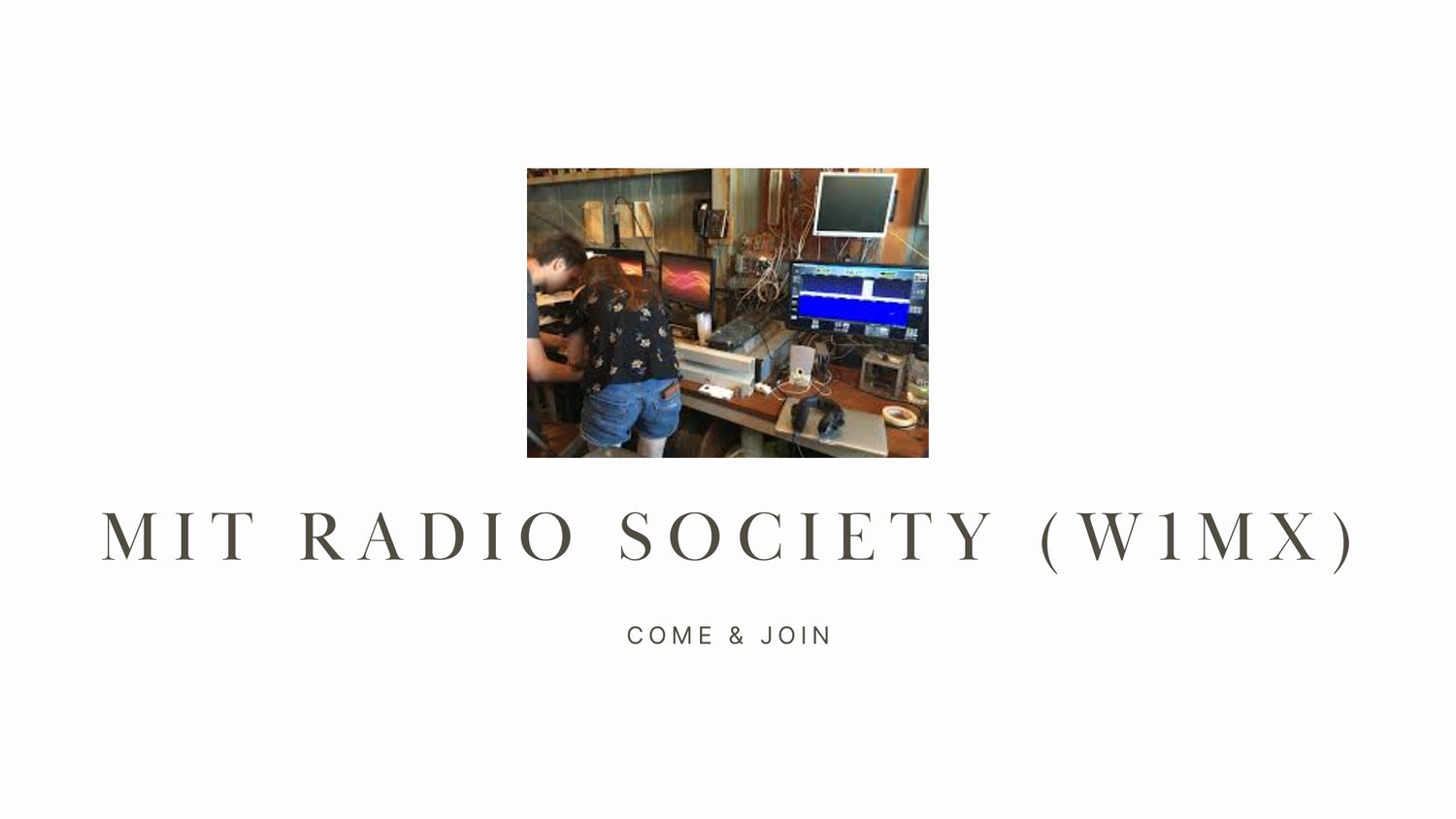 Calling All MIT Students, Faculty, and Staff: Explore the World of Ham Radio with W1MX!