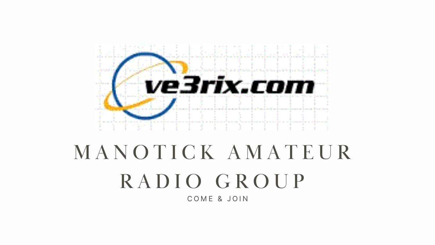 Discover Ham Radio with the Manotick Amateur Radio Group