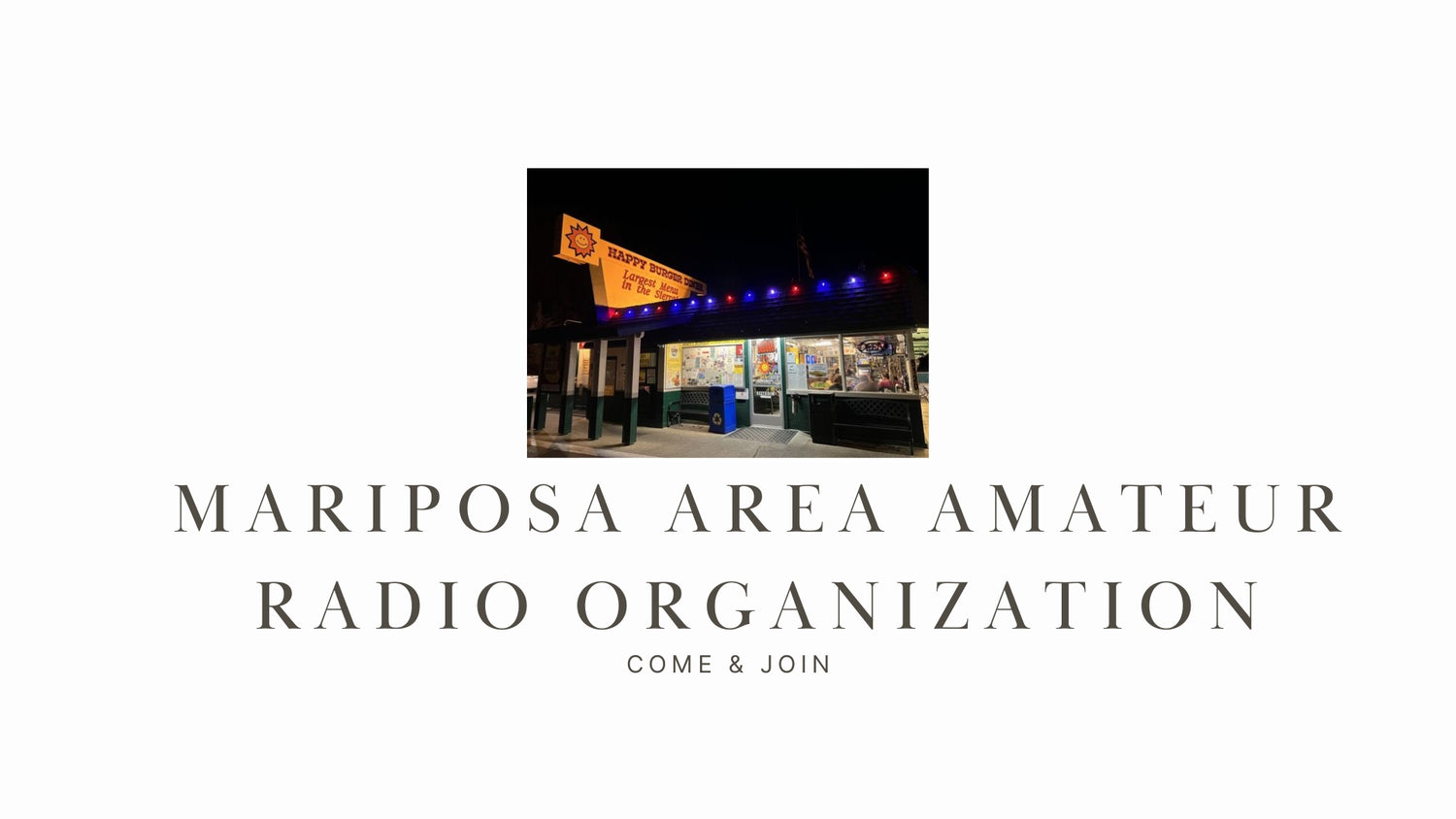 Mariposa Area Amateur Radio Organization: Serving the Community with Passion