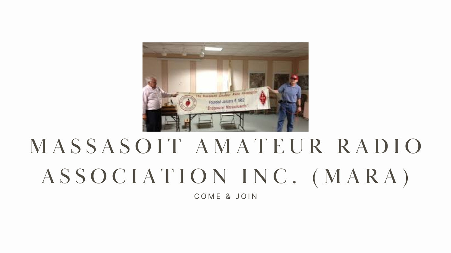 Massasoit Amateur Radio Association Inc. (MARA)