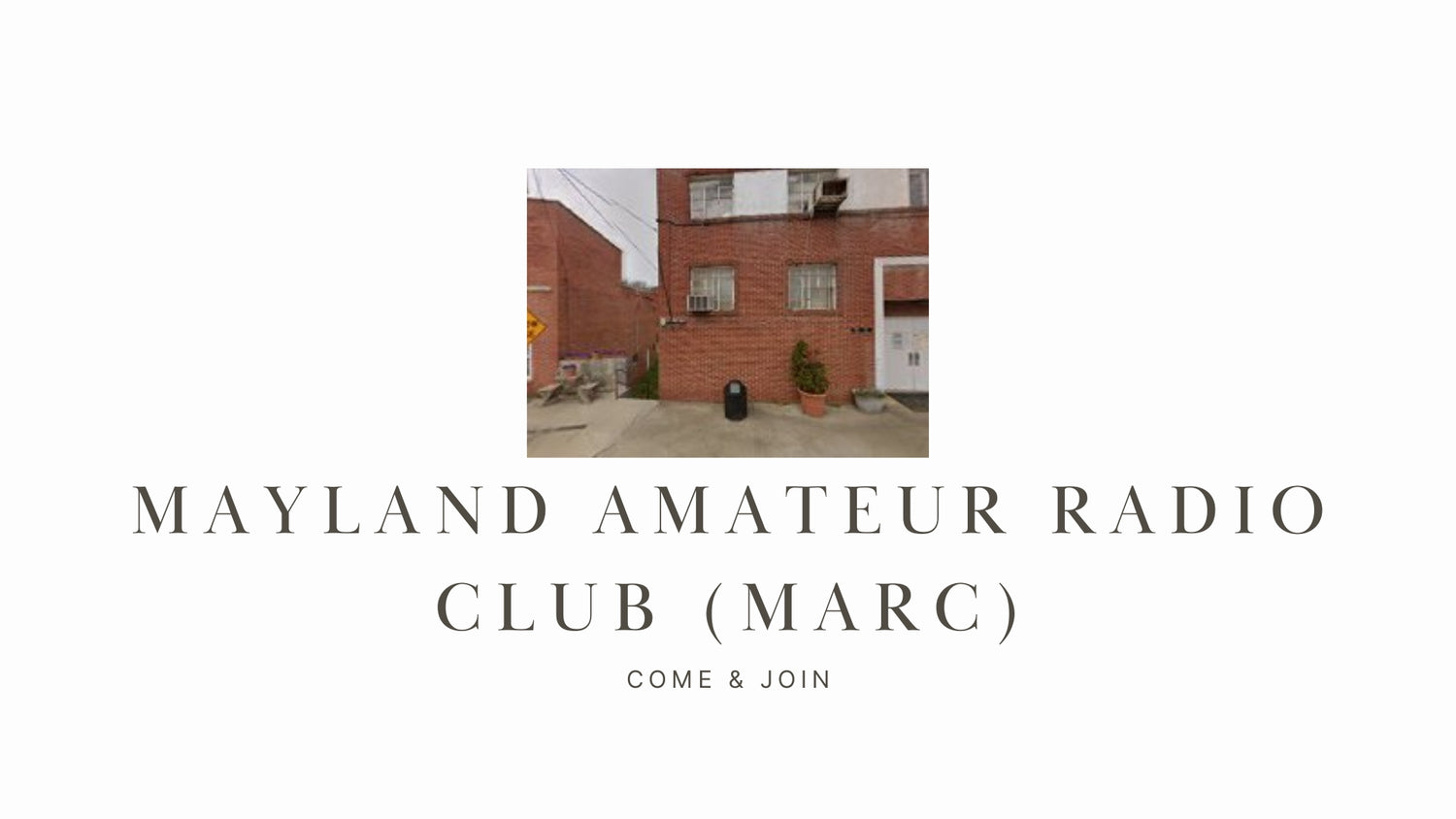 Mayland Amateur Radio Club (MARC)