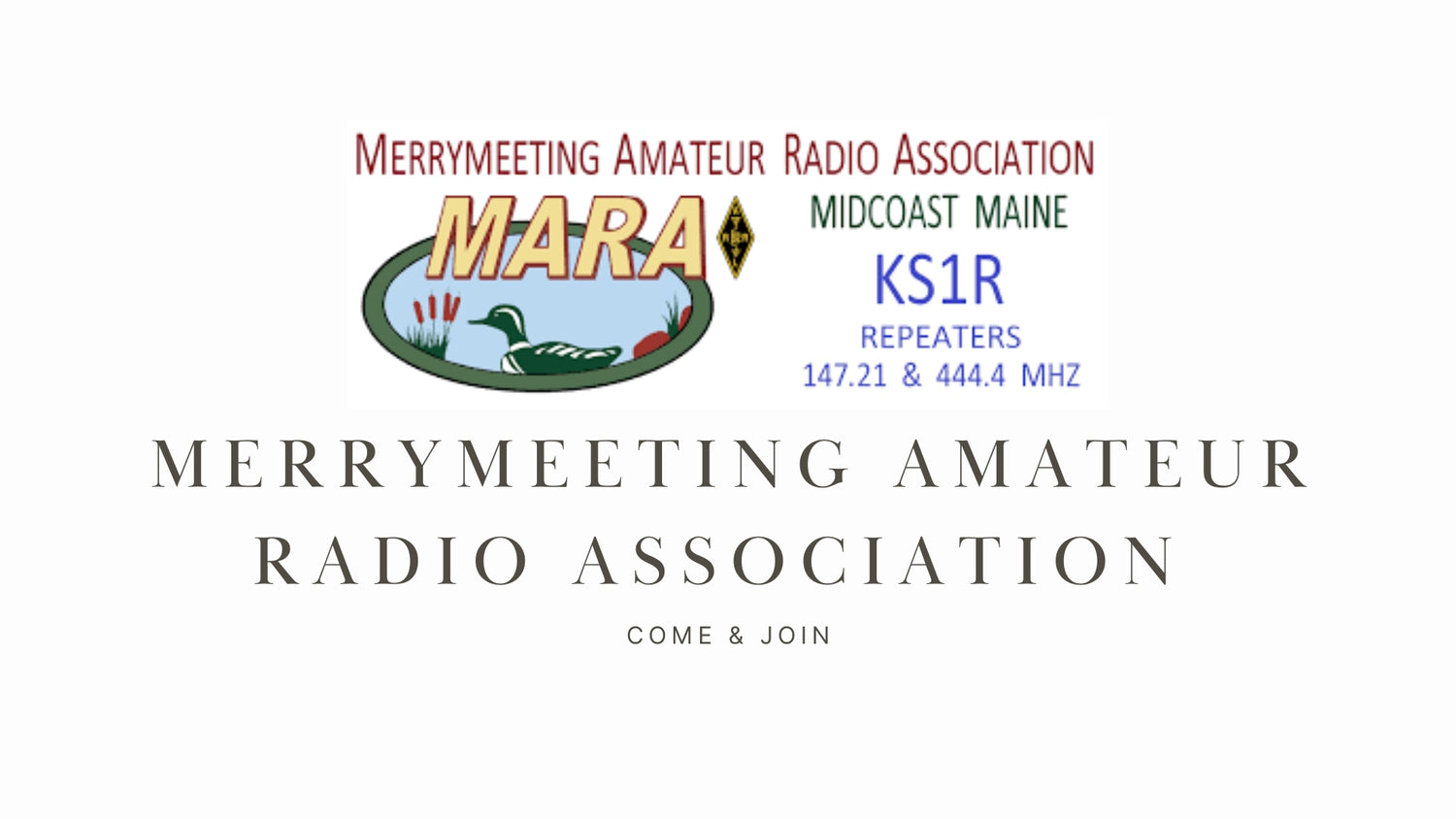 Dive Deep into Ham Radio with the Merrymeeting Amateur Radio Association (KS1R)!