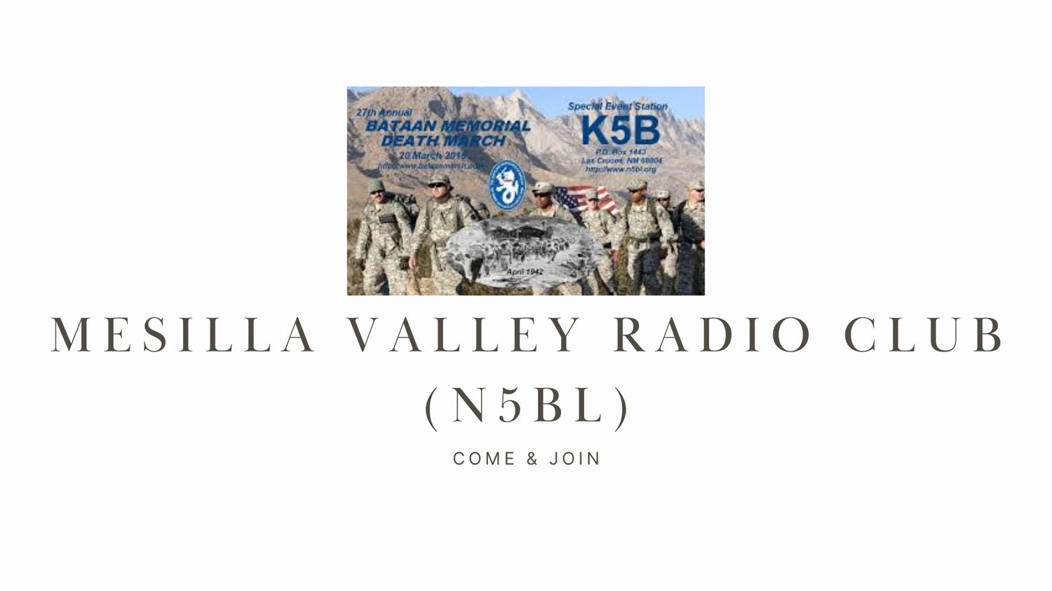 Find Your Ham Radio Community at Mesilla Valley Radio Club (N5BL)!