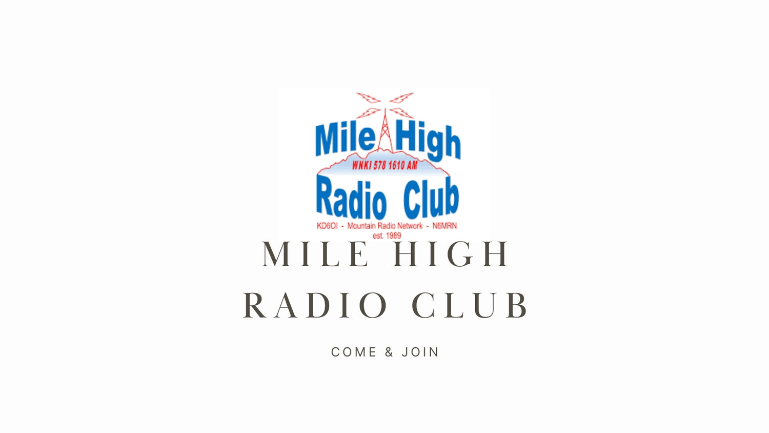 Mile High Radio Club: Elevating Amateur Radio in Idyllwild