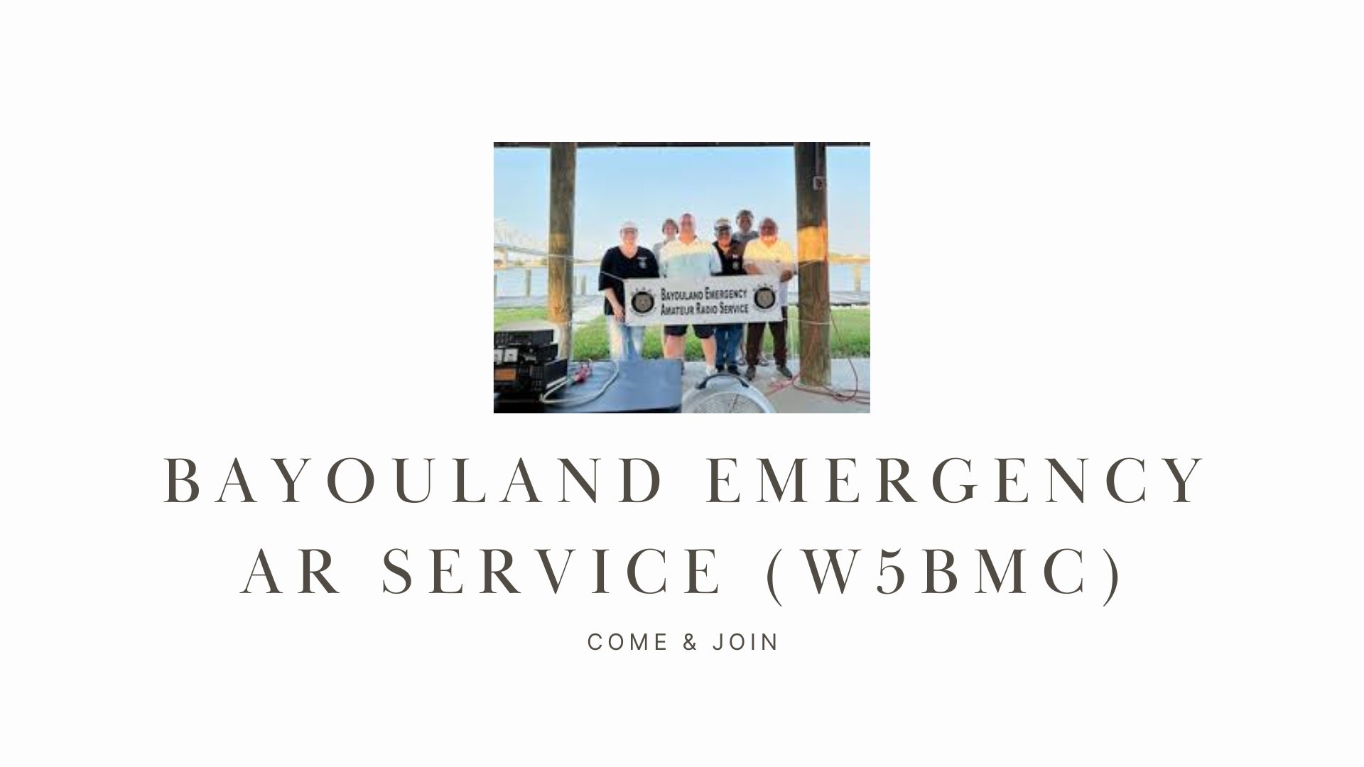 Be Prepared, Serve Your Community: Join the Bayouland Emergency AR Service (W5BMC)!