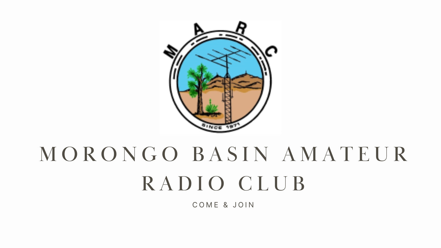 Morongo Basin Amateur Radio Club: Serving the High Desert Community