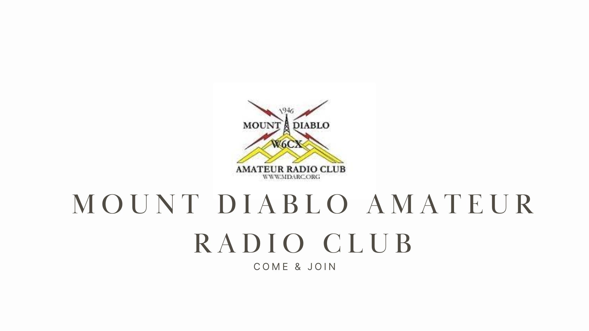 Mount Diablo Amateur Radio Club: A Hub for Radio Enthusiasts