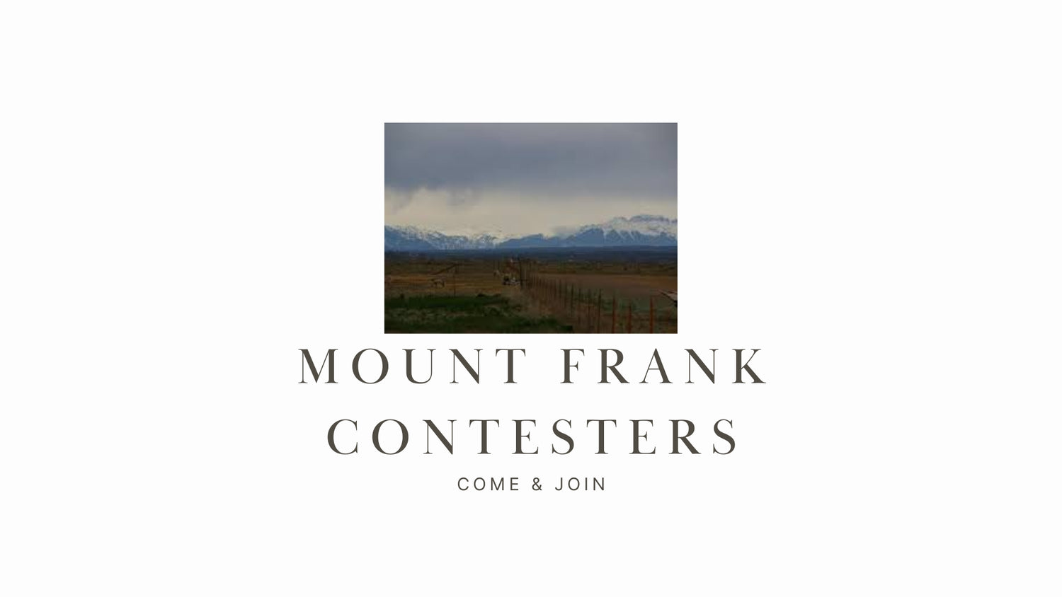 Mount Frank Contesters: A Club for Contest Enthusiasts