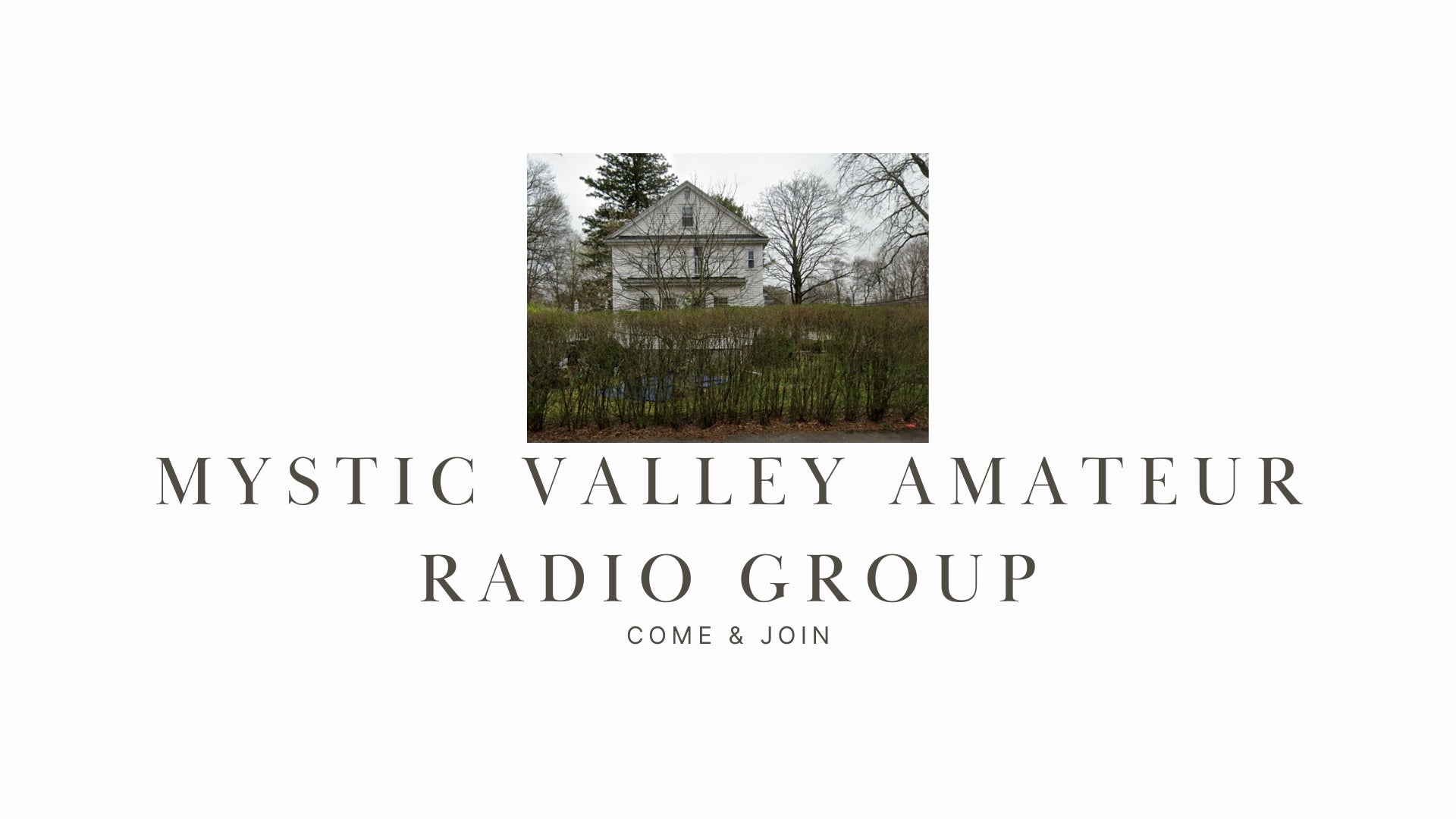 Explore the World of Ham Radio with the Mystic Valley Amateur Radio Group (N1MV)!