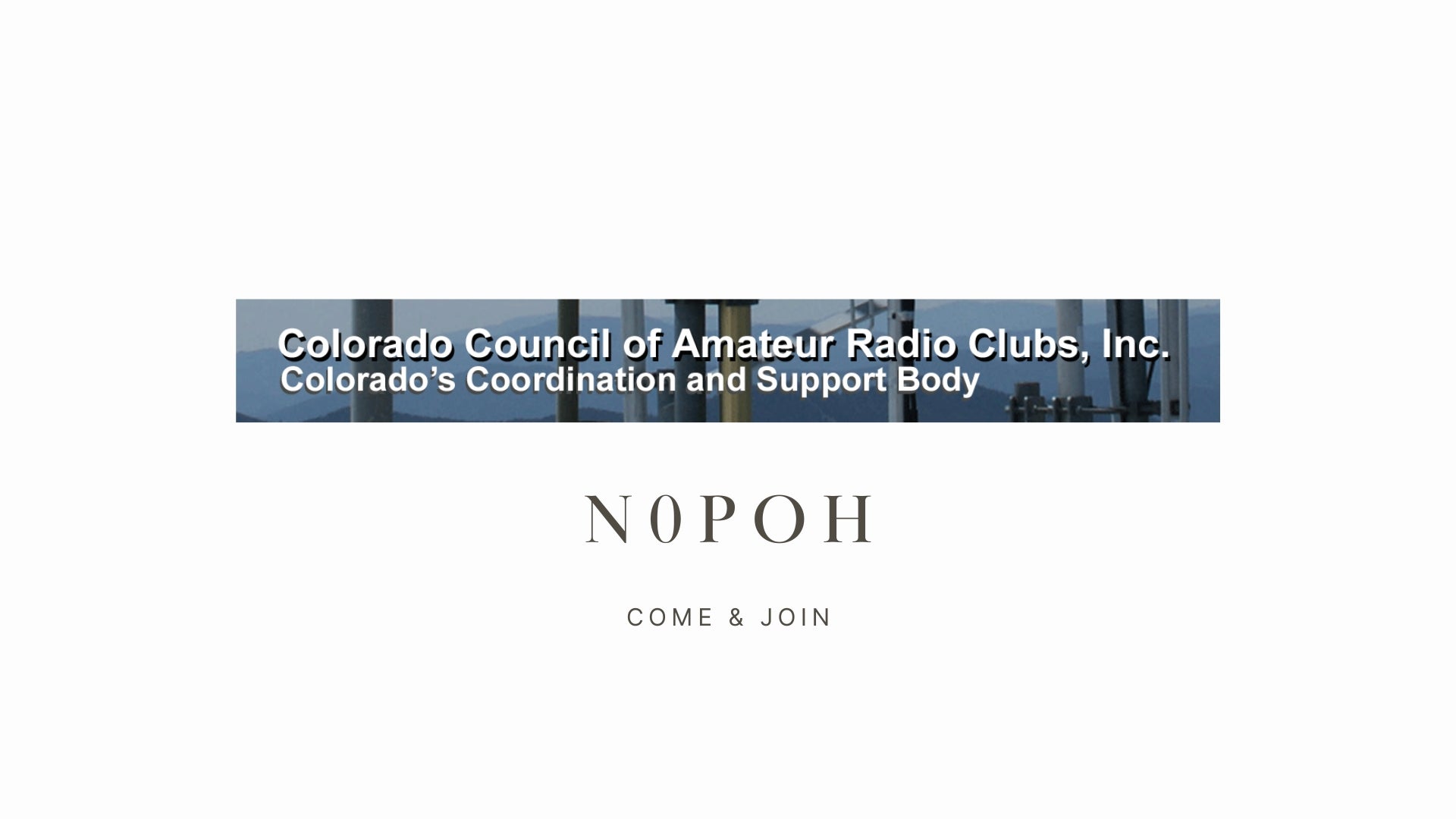 Colorado Council of ARCs, Inc.: Coordinating Amateur Radio Activities Across Colorado