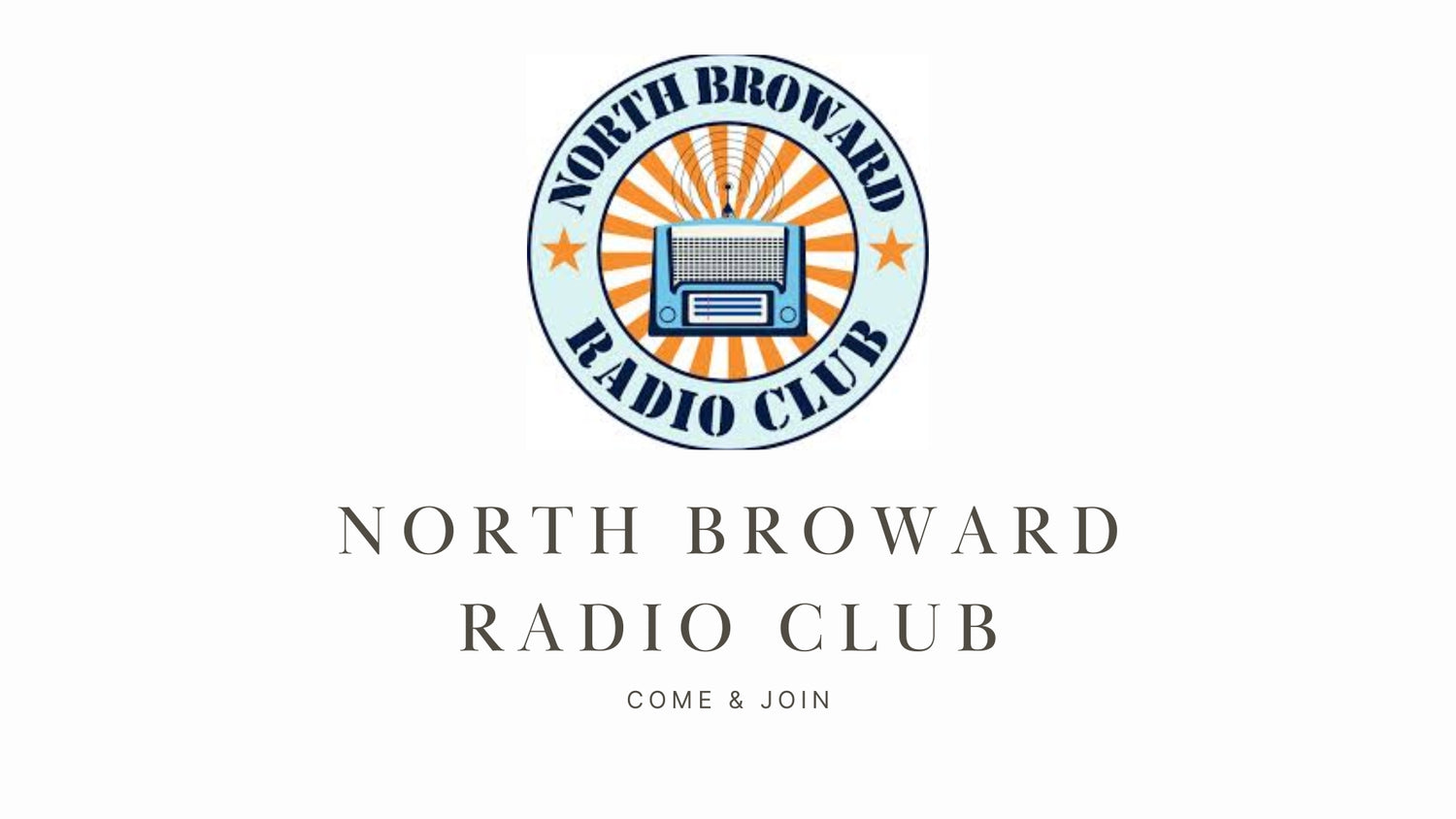 North Broward Radio Club: A Friendly and Flexible Club in South Florida