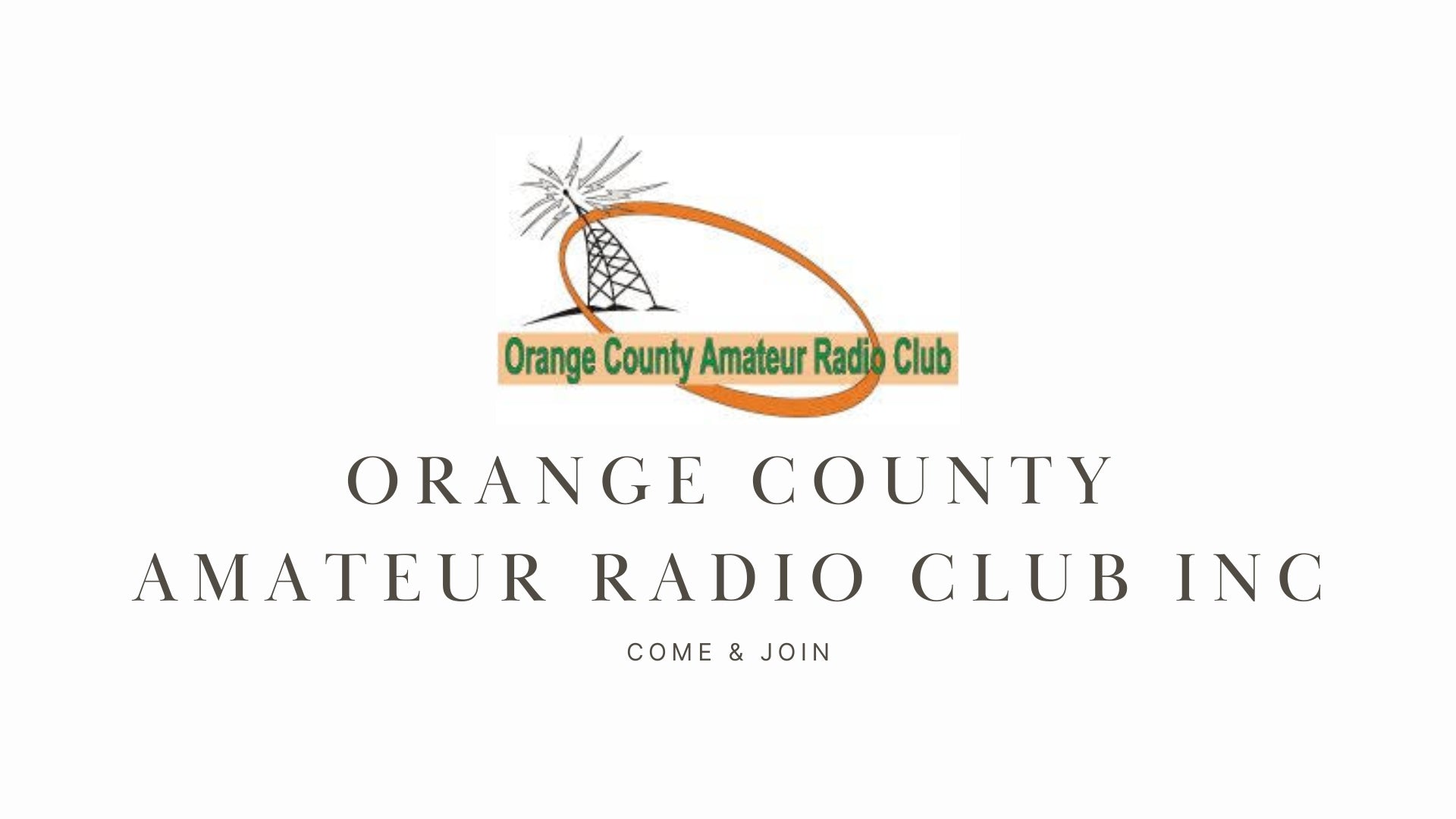 ORANGE COUNTY AMATEUR RADIO CLUB INC