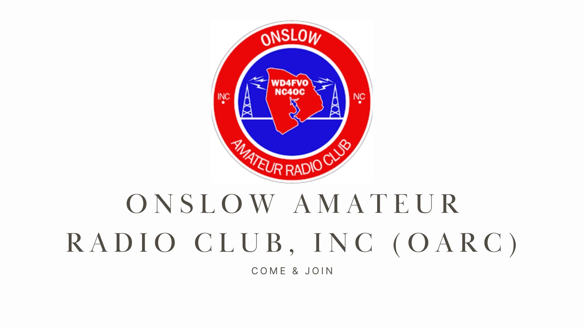 Onslow Amateur Radio Club, Inc (OARC)