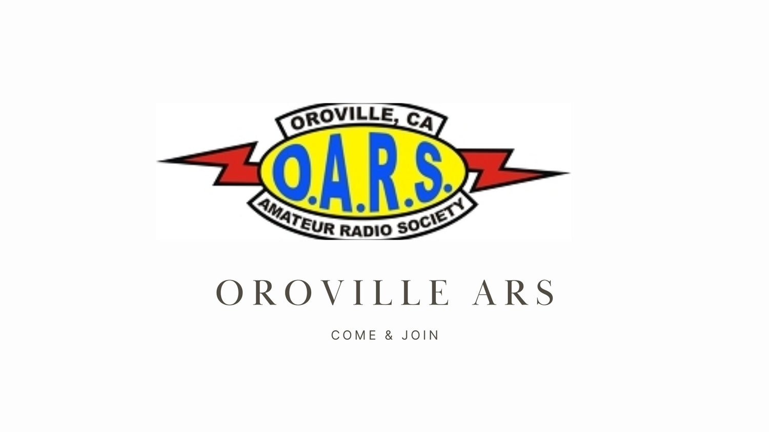 Oroville ARS: Connecting Communities in Oroville, CA