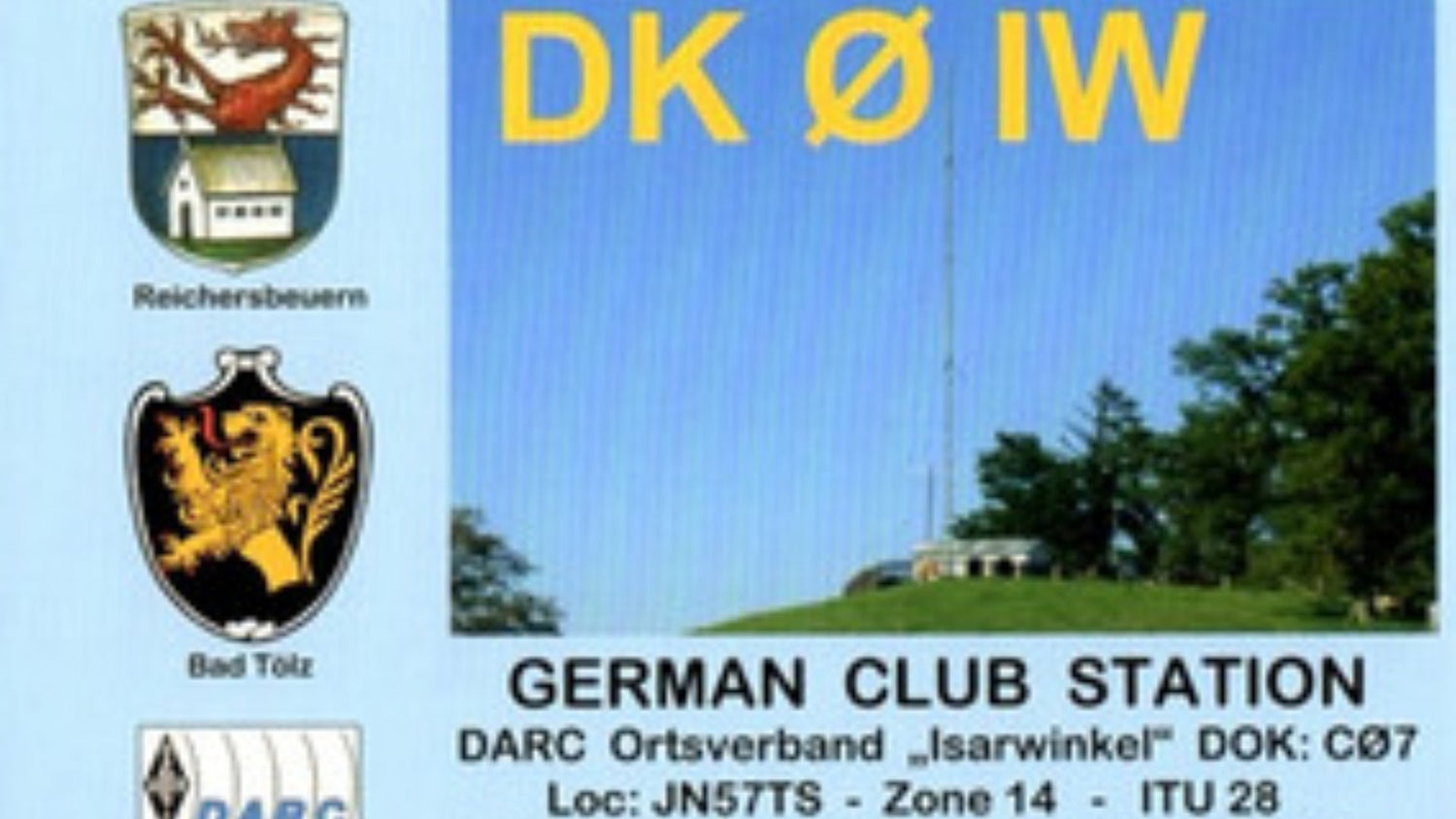 Herzlich Willkommen beim Ortsverband Isarwinkel (C07)