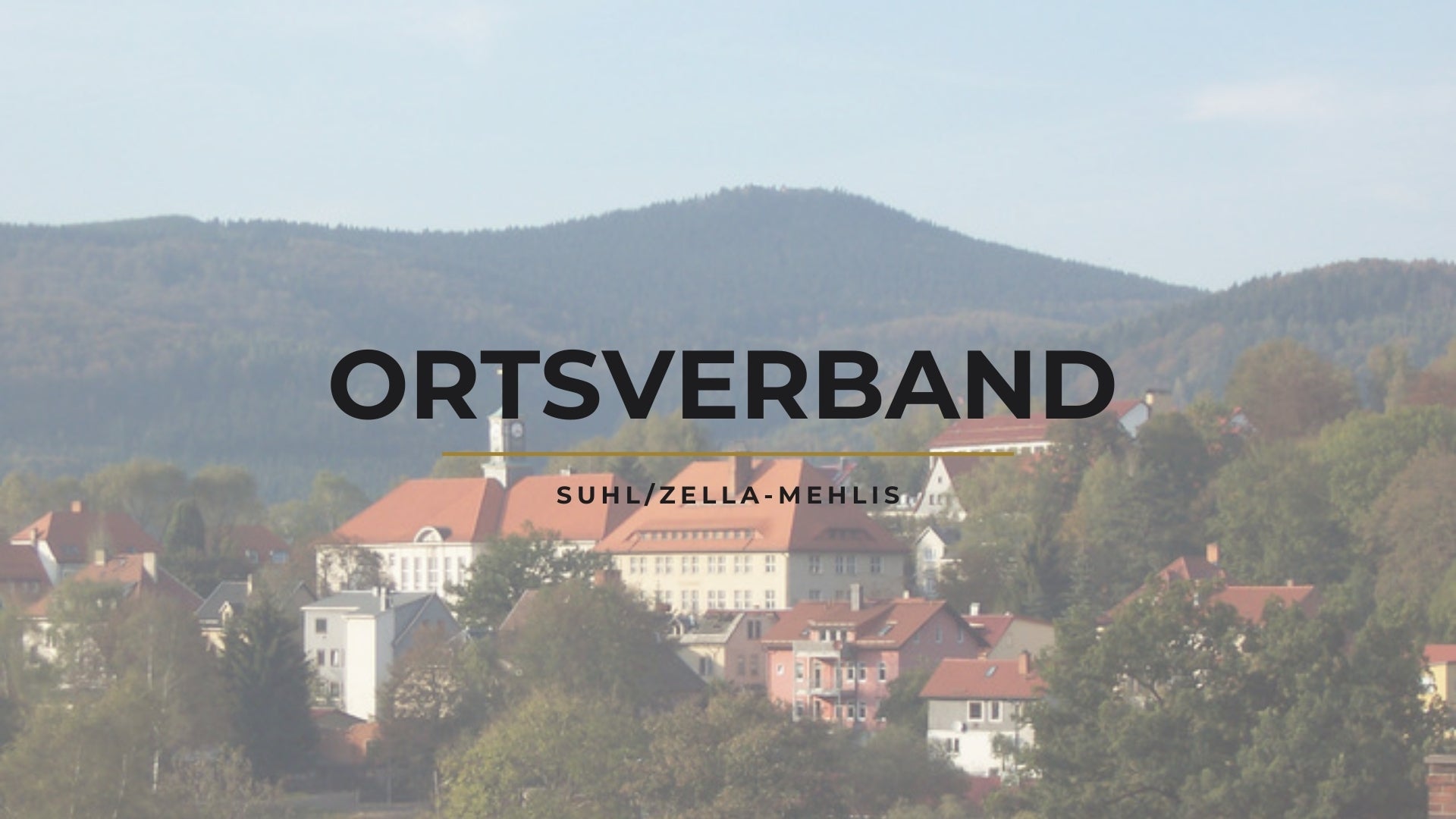 Ortsverband Suhl/Zella-Mehlis (X31) - Welcome to the Heart of the Thüringer Wald!