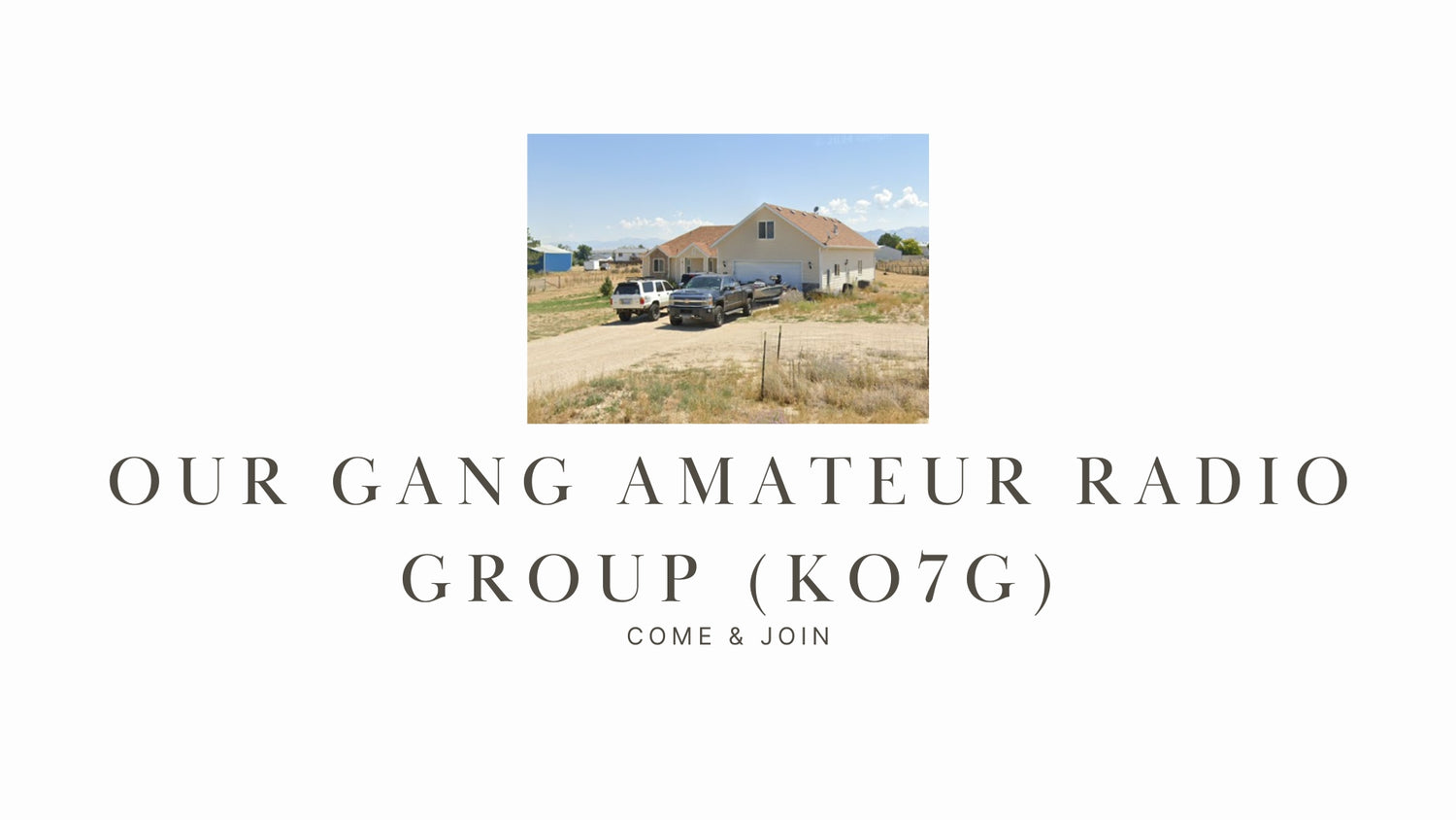 Our Gang Amateur Radio Group (KO7G)