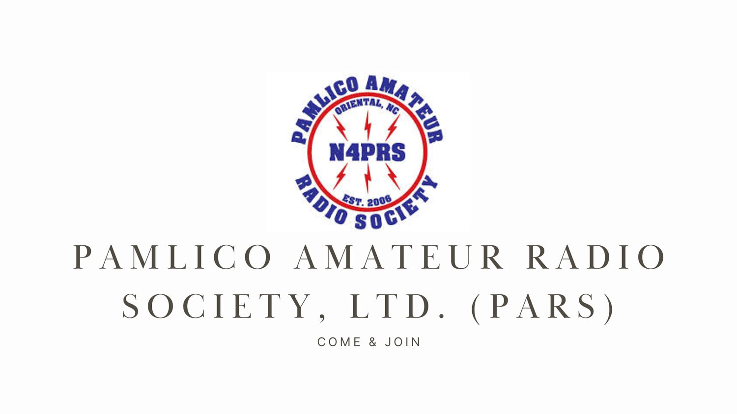 Pamlico Amateur Radio Society, Ltd. (PARS)