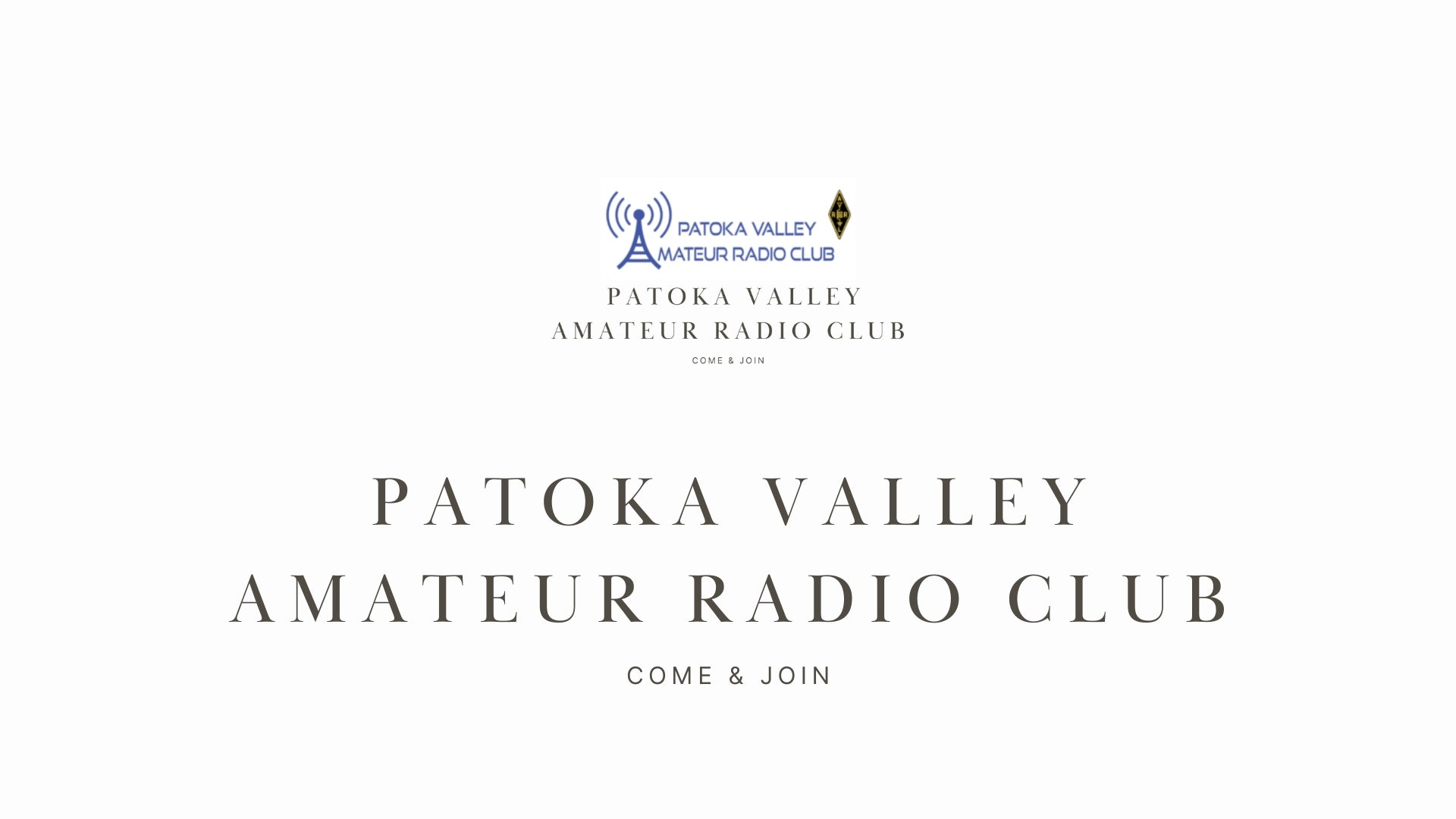 Ignite Your Passion for Ham Radio at the Patoka Valley Amateur Radio Club (KD9LLH)!