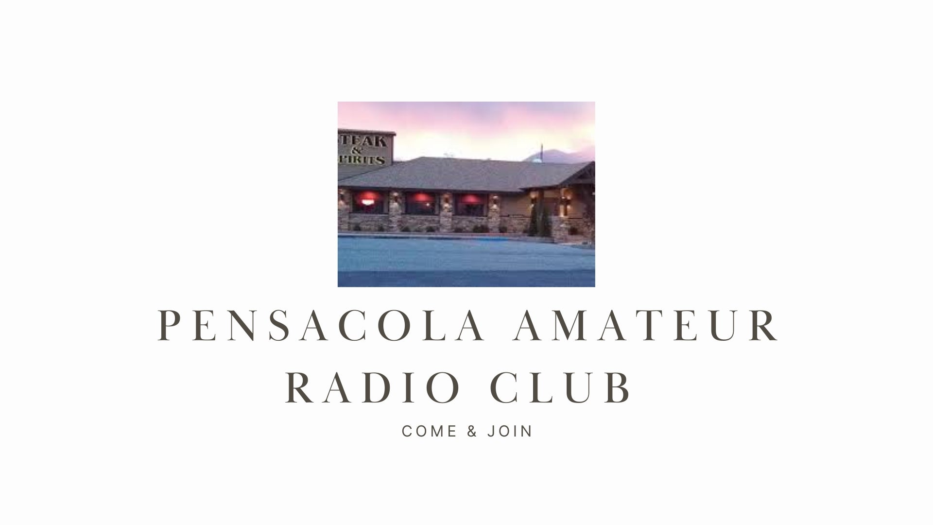 Pensacola Amateur Radio Club (K4PNS): A Smaller Club with a Focus on Mentorship