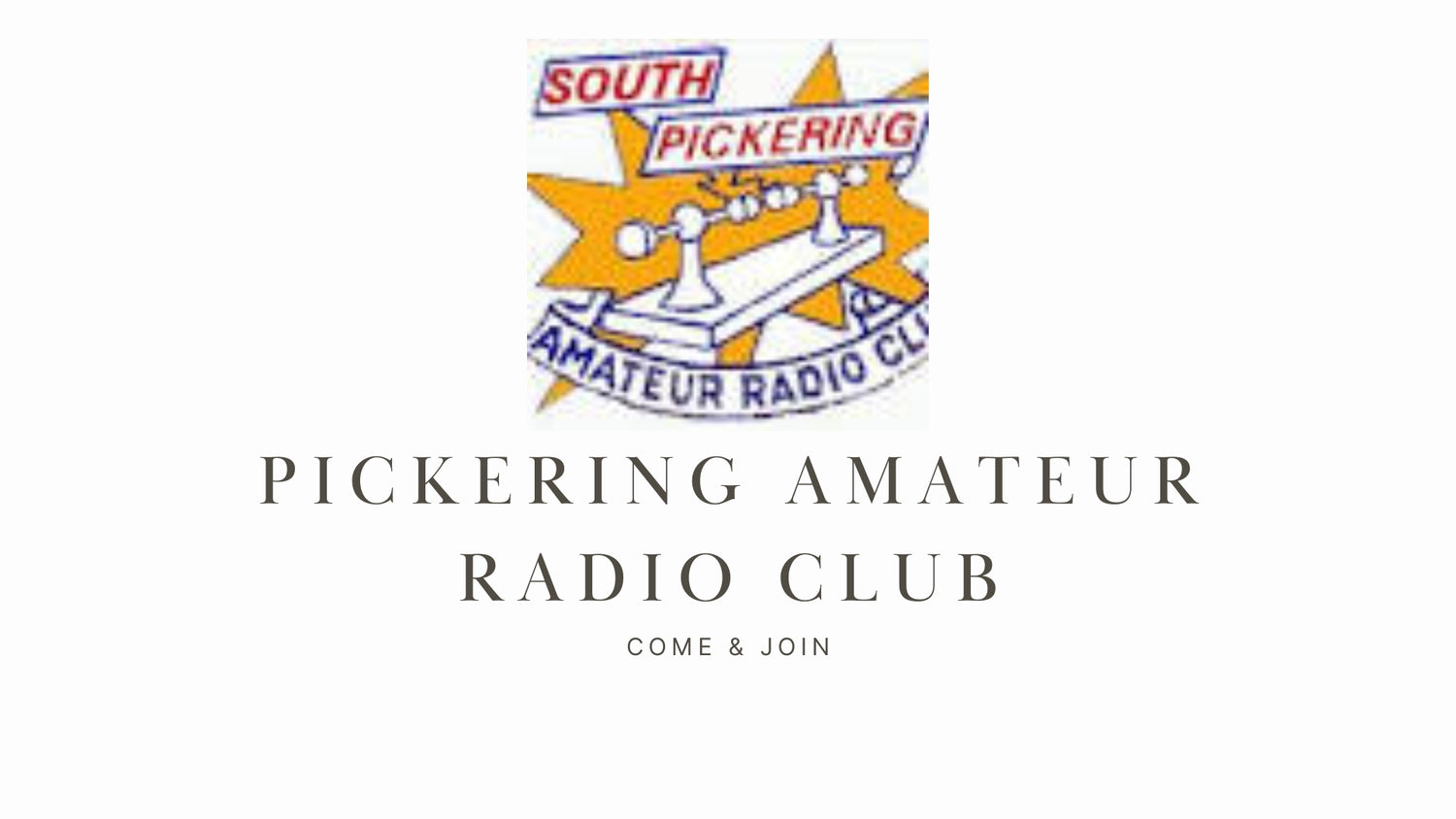 Explore Ham Radio with South Pickering Amateur Radio Club (SPARC)!