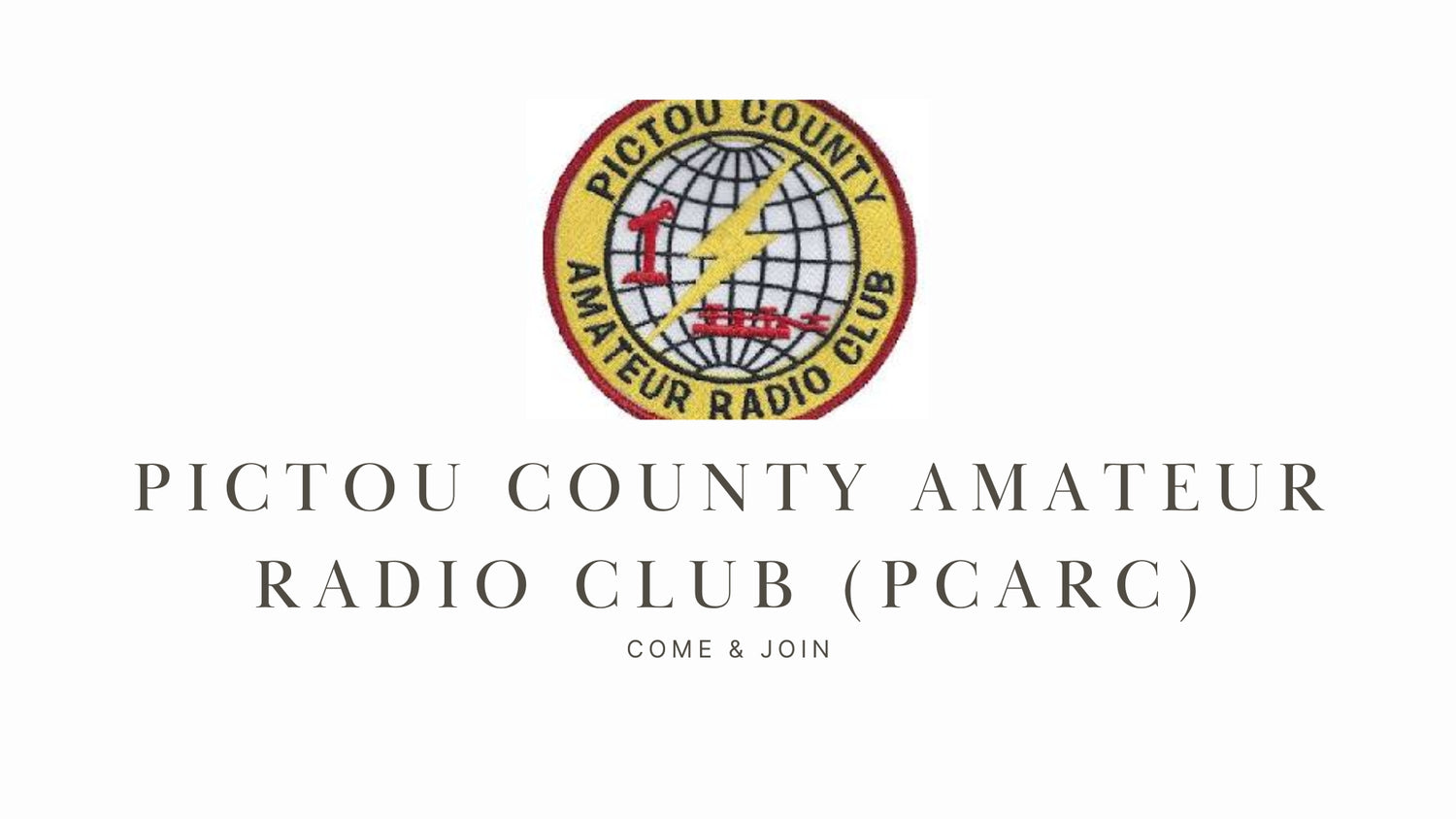 Pictou County Amateur Radio Club (PCARC)