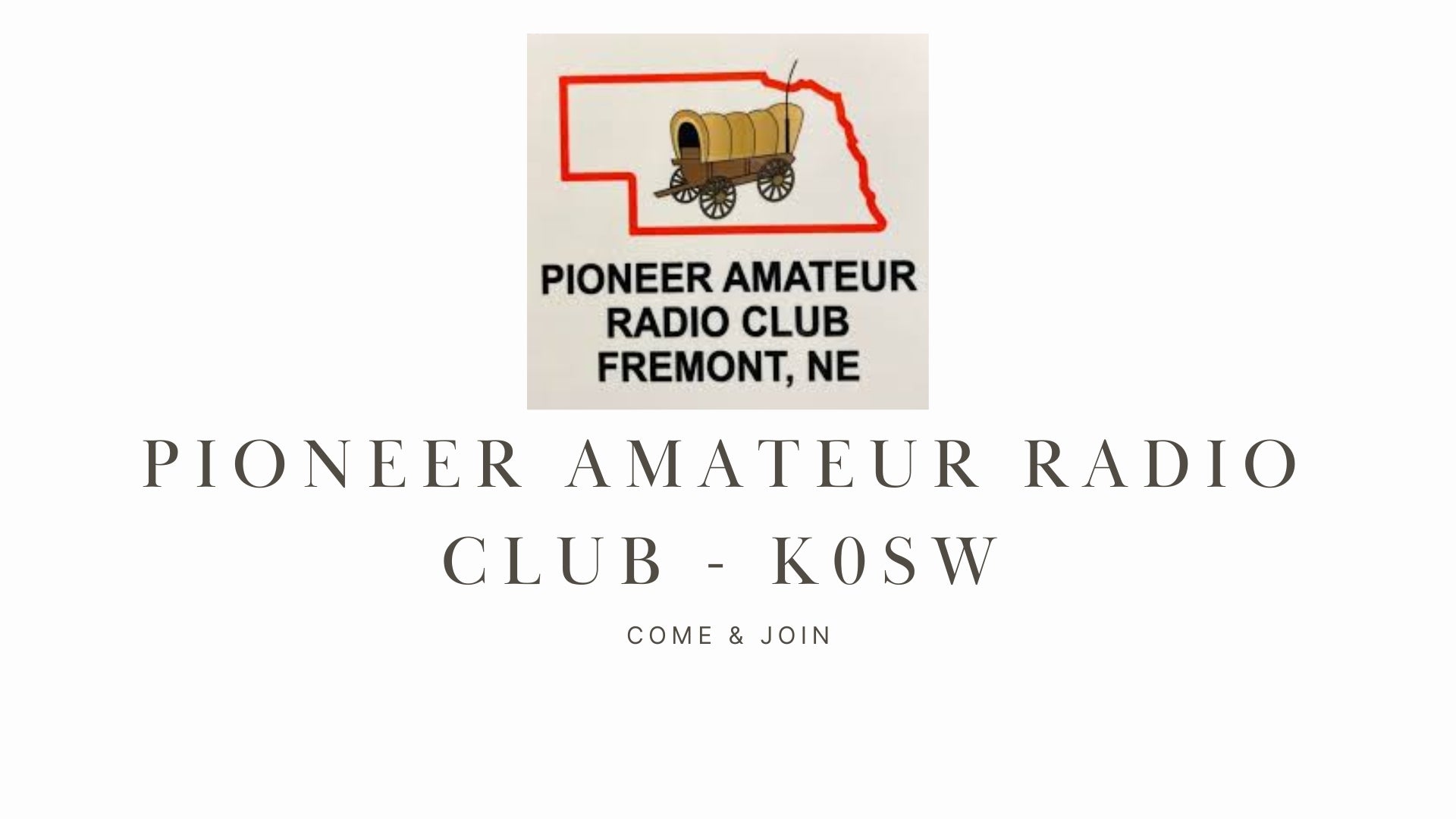 Pioneer Amateur Radio Club - K0SW