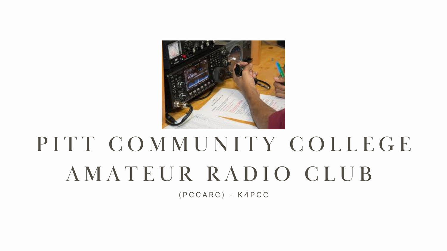 Pitt Community College Amateur Radio Club (PCCARC) - K4PCC