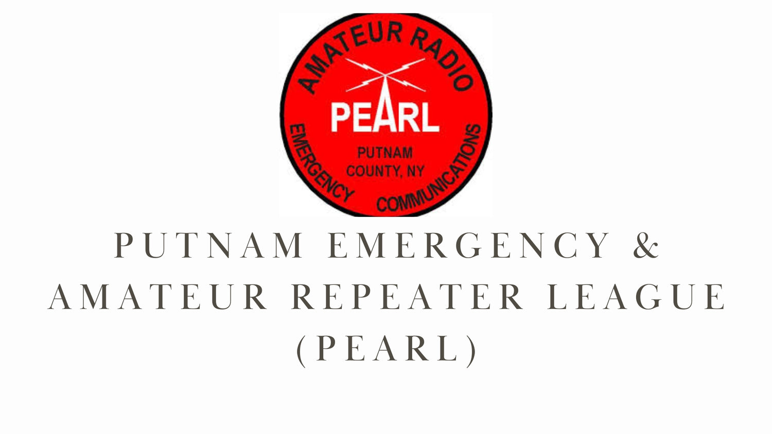 Putnam Emergency & Amateur Repeater League (PEARL)