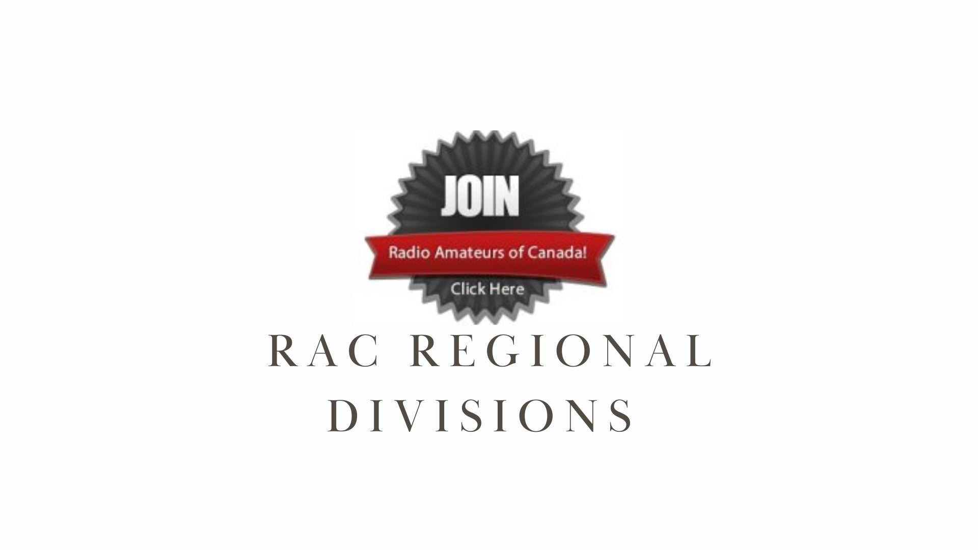 RAC Regional Divisions and Organizational Structure