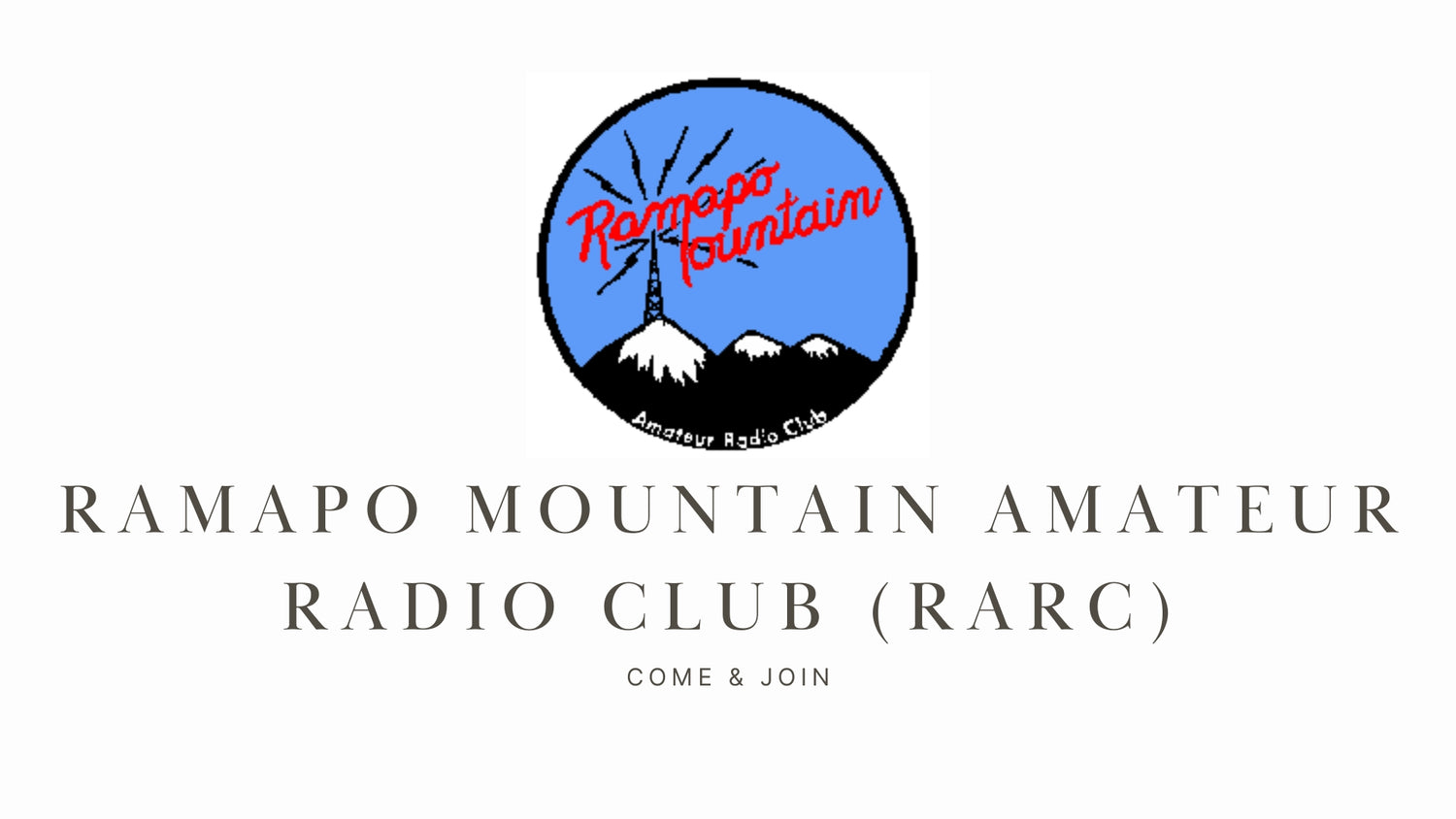 Ramapo Mountain Amateur Radio Club (RARC)