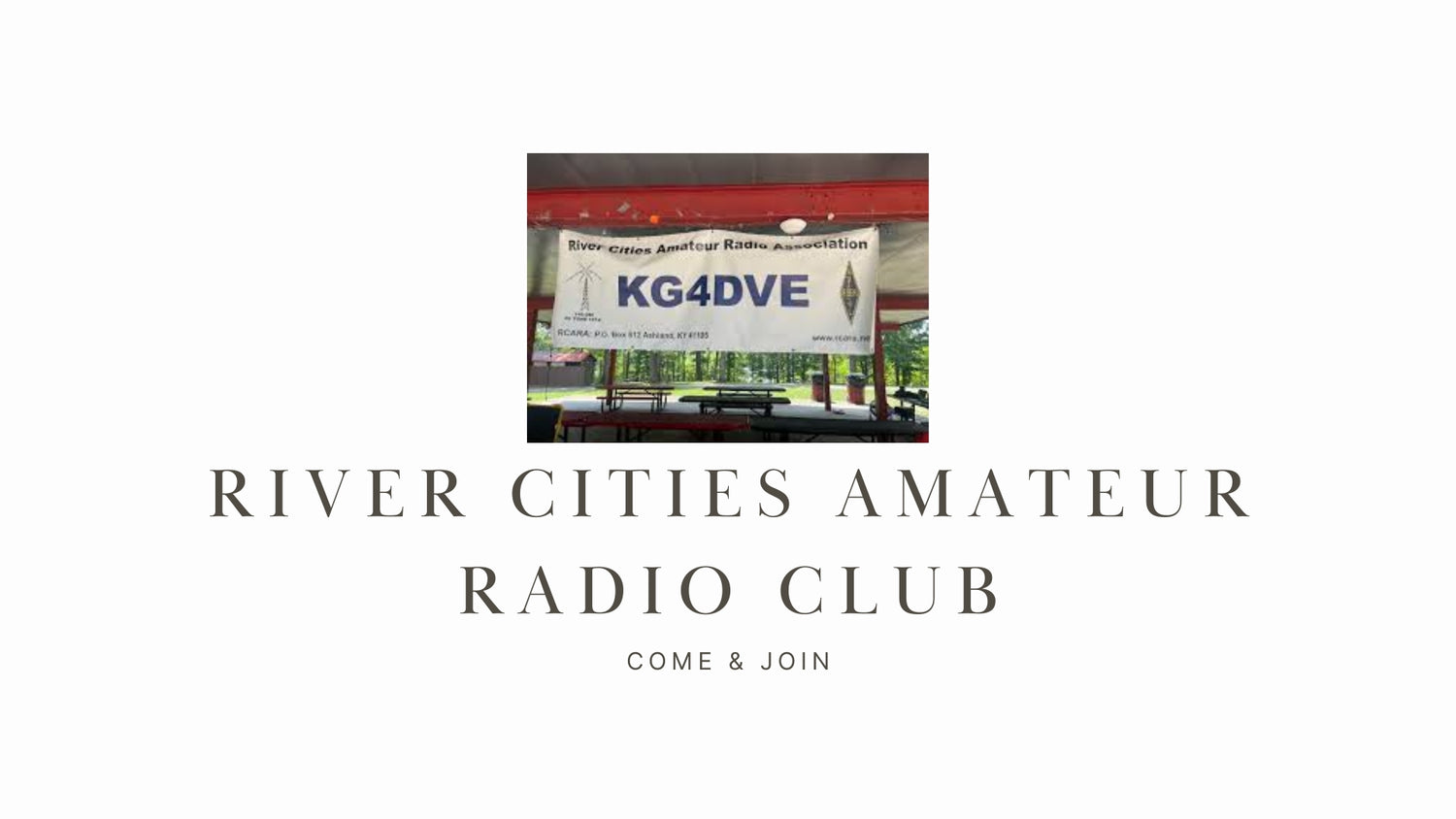 Calling All Ashland Hams: Hang Out with the River Cities Amateur Radio Club (KG4DVE)!