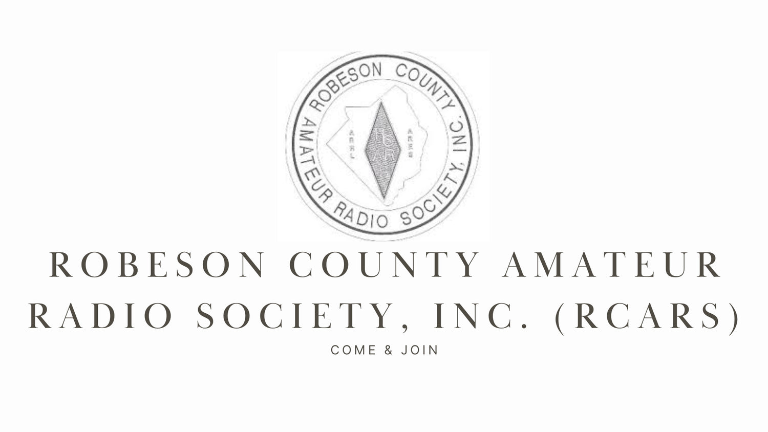 Robeson County Amateur Radio Society, Inc. (RCARS)