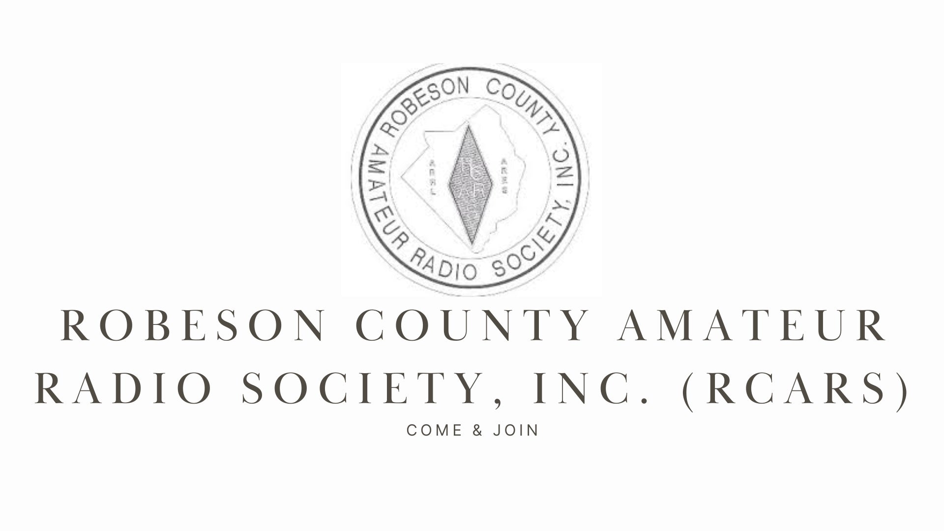 Robeson County Amateur Radio Society, Inc. (RCARS)