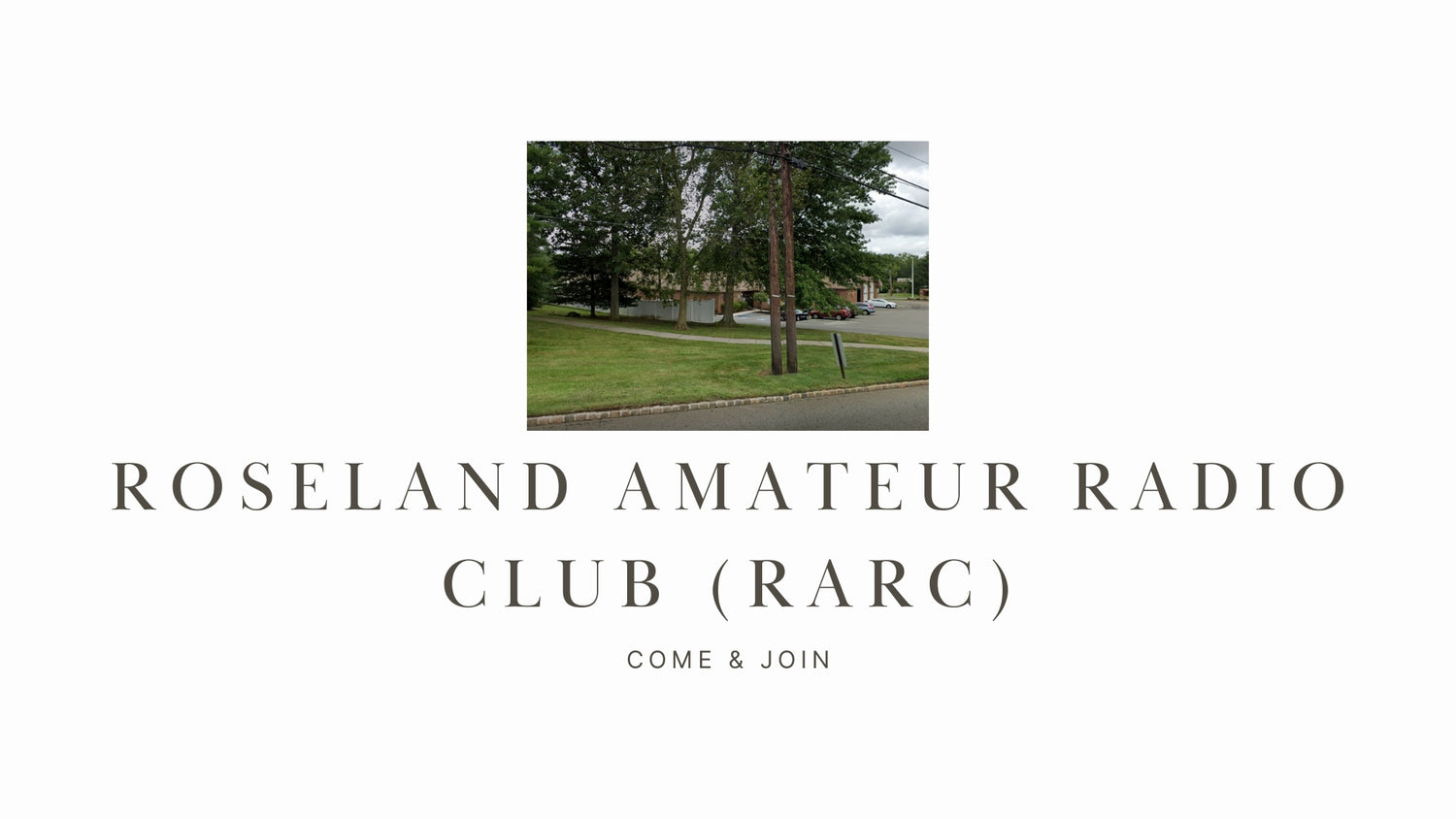 Roseland Amateur Radio Club (RARC)